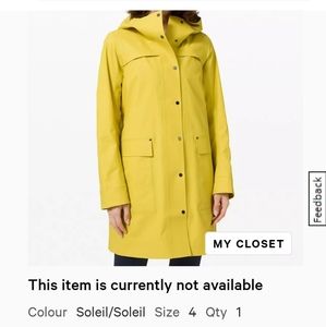 Lululemon Raincoat